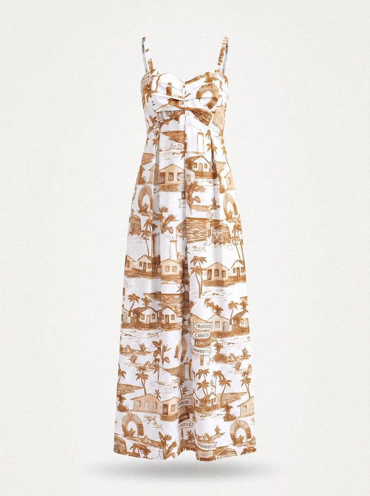 Vestido Trancoso Ocre