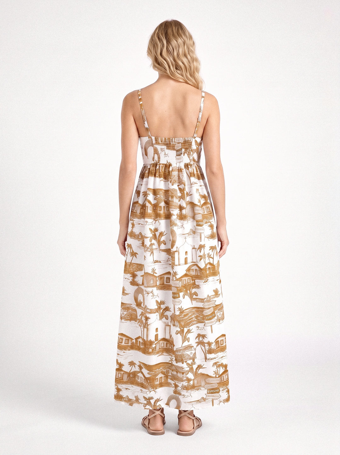 Vestido Trancoso Ocre