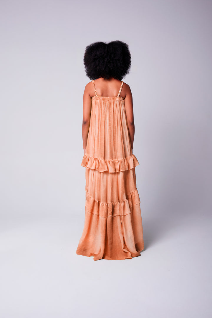 Vestido Alça Bohoo Avelã