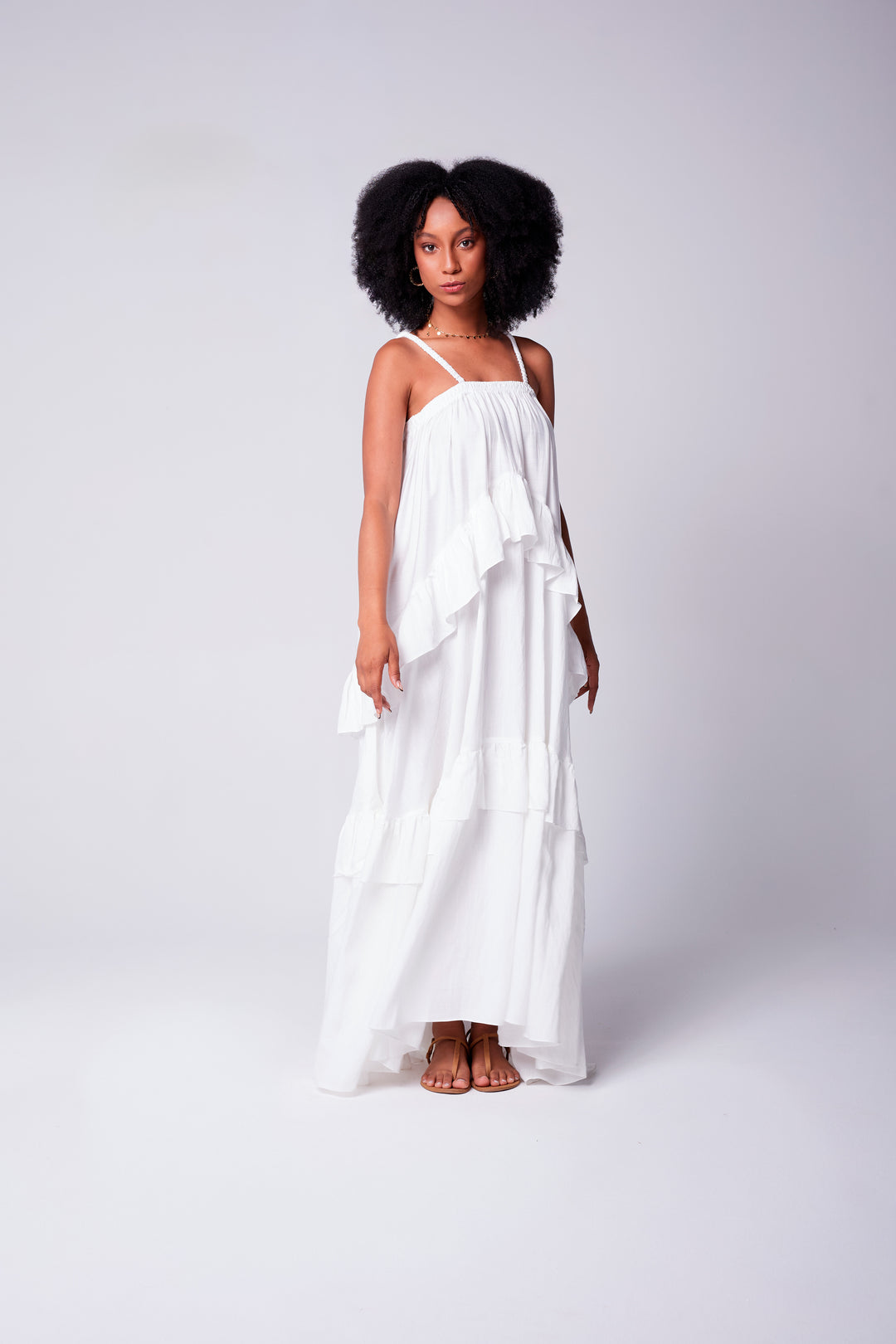 Vestido Alça Bohoo Branco