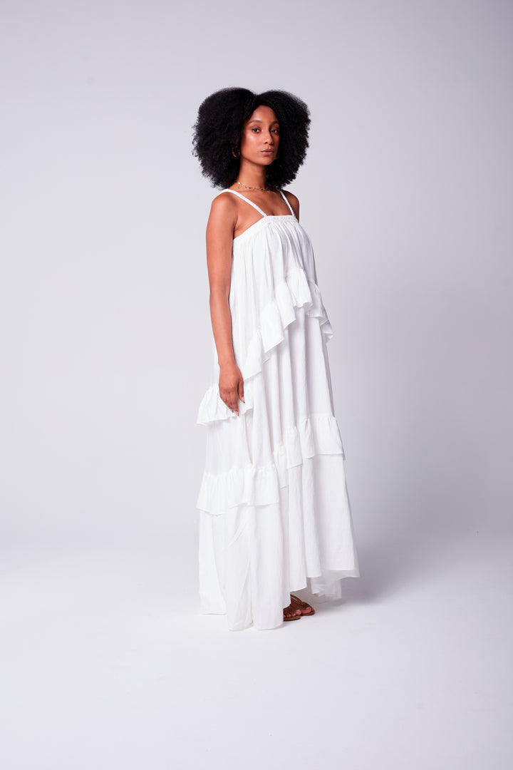 Vestido Alça Bohoo Branco