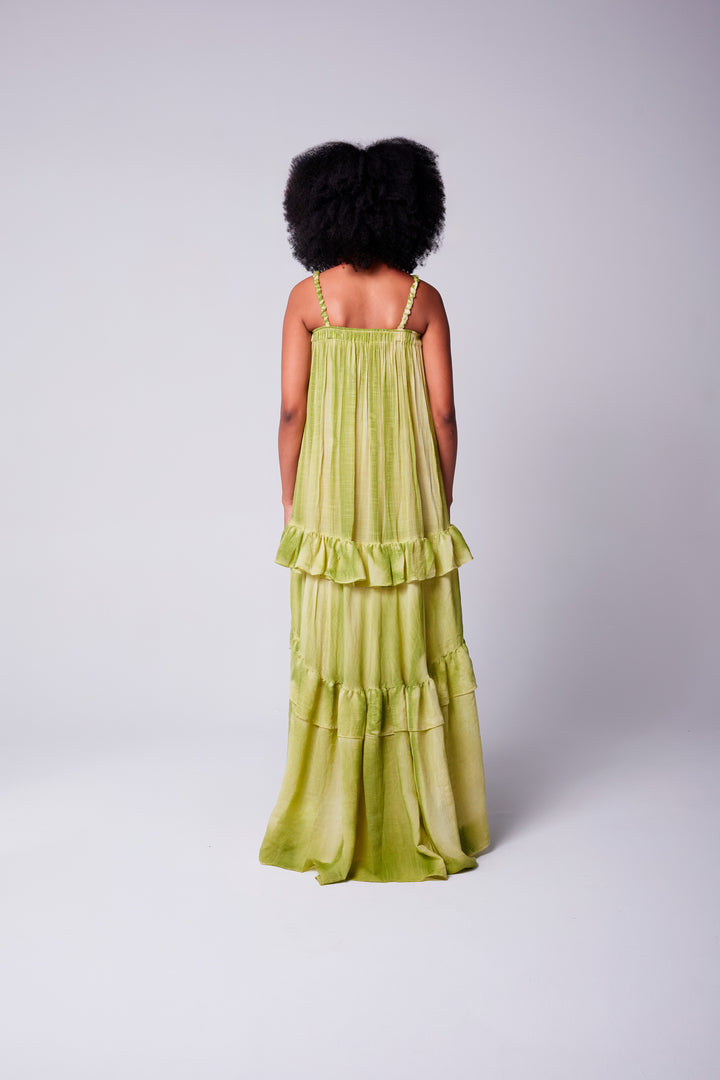 Vestido Alça Bohoo Verde