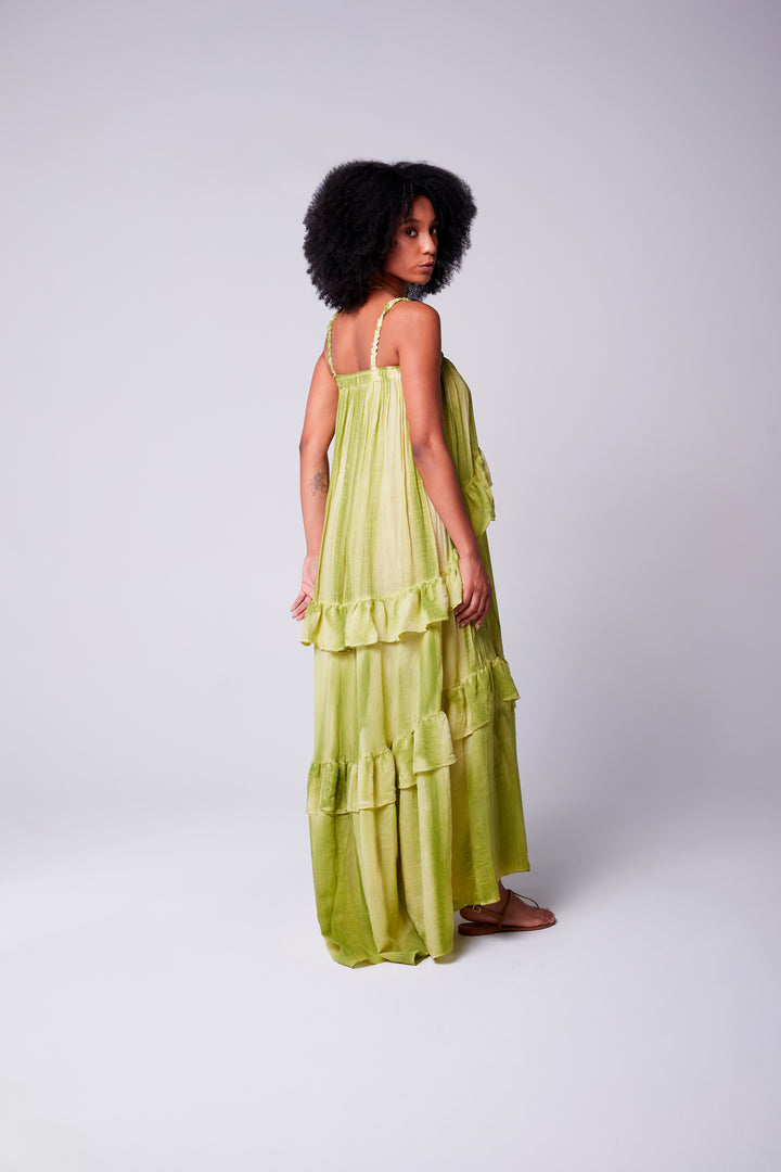 Vestido Alça Bohoo Verde