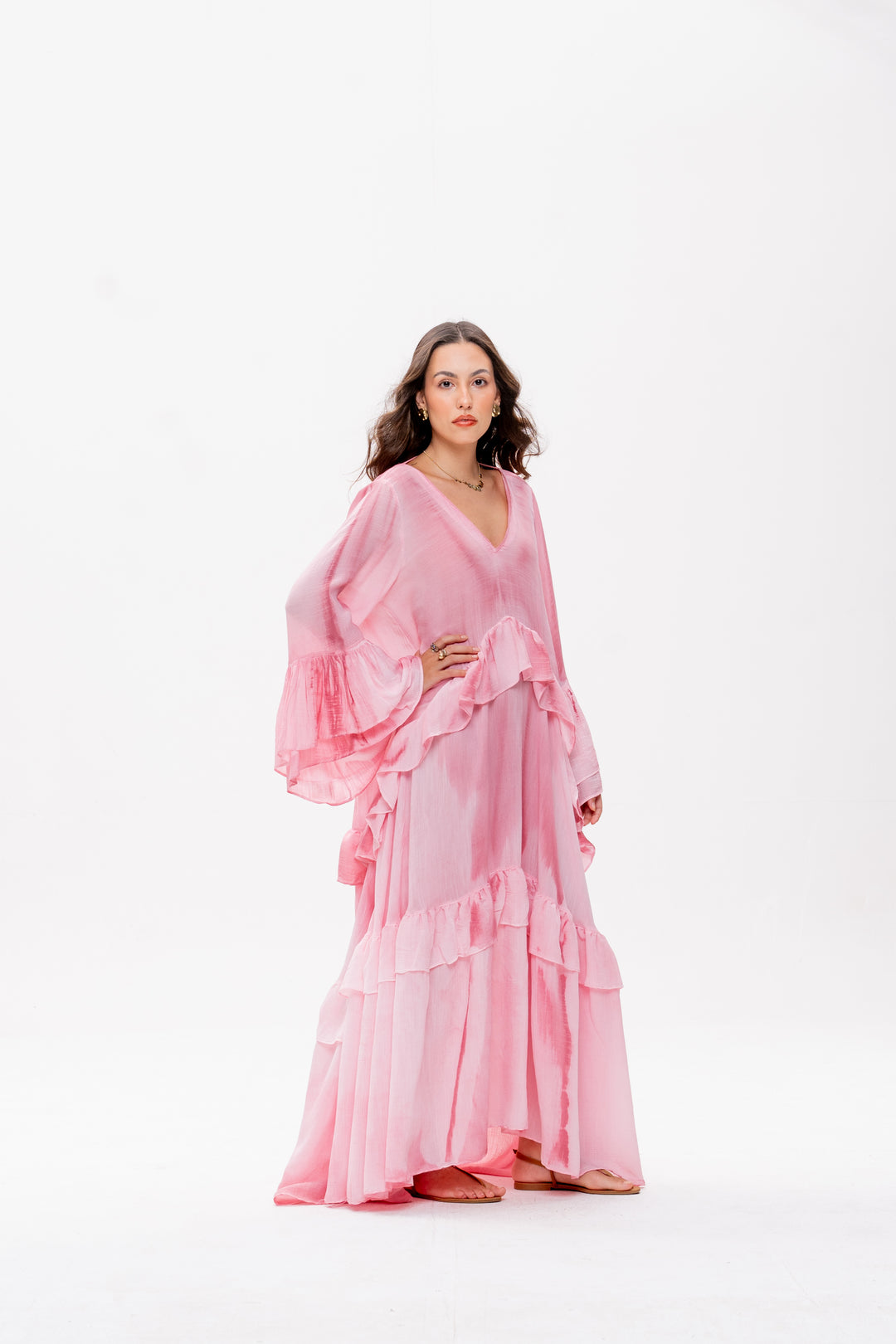 Vestido Bohoo Rosa Velho