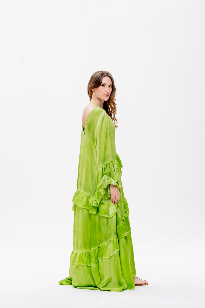Vestido Bohoo Verde