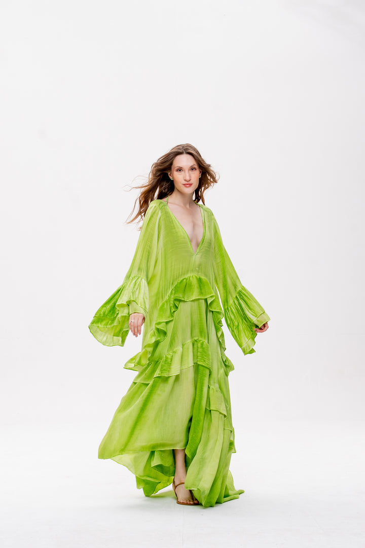 Vestido Bohoo Verde
