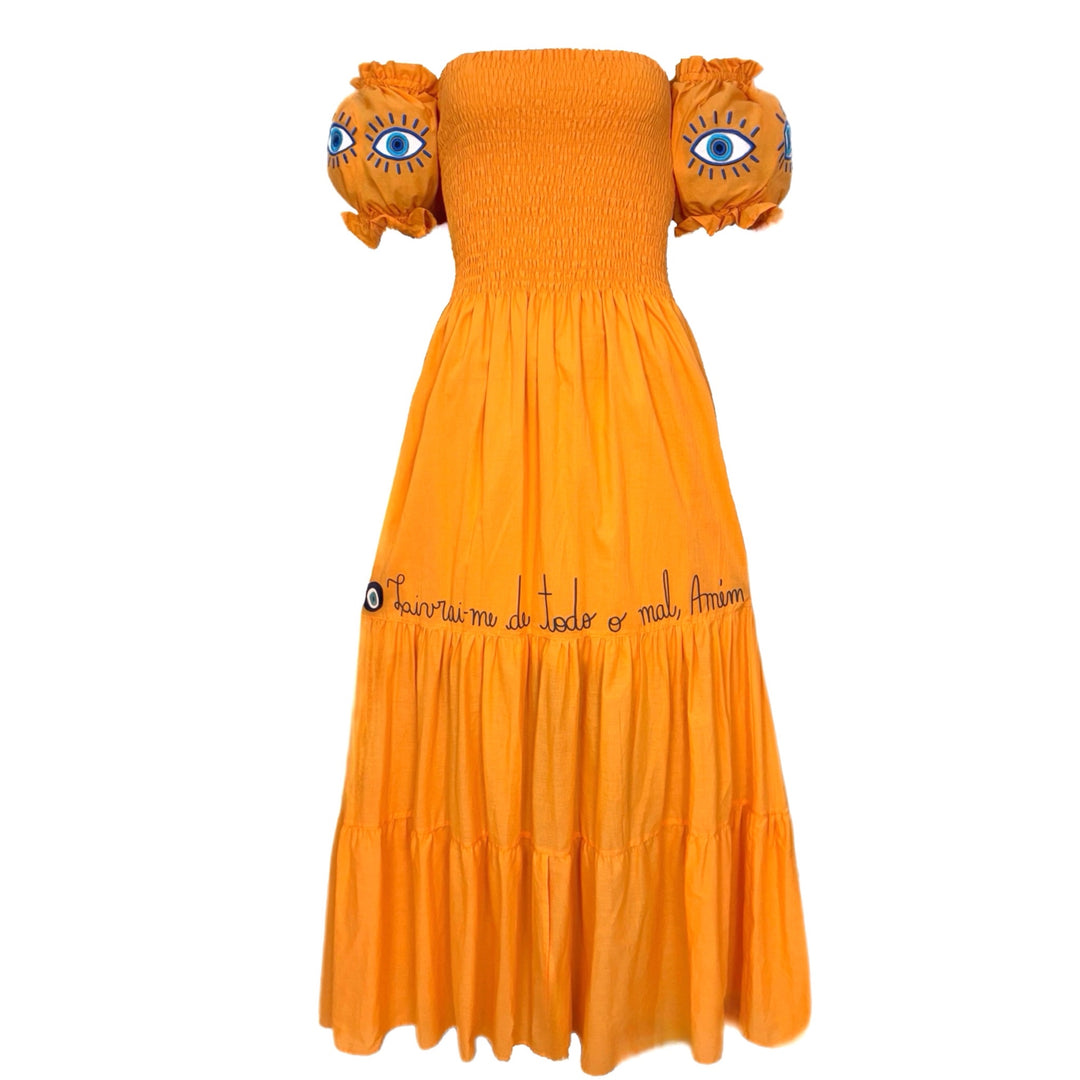 Vestido Proteção Laranja