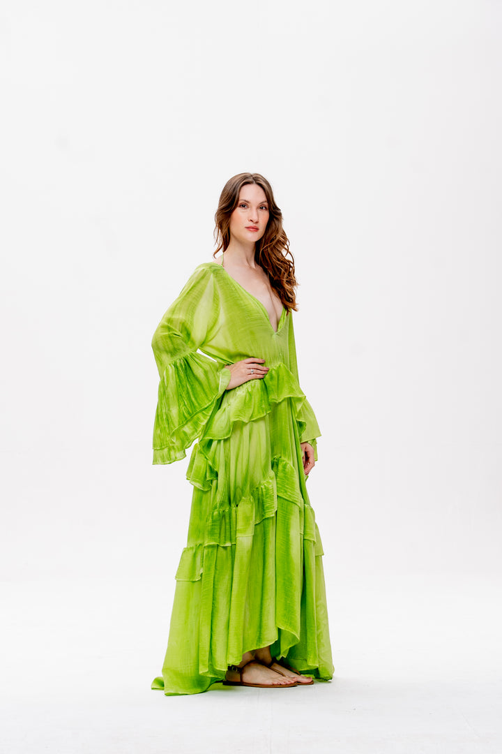 Vestido Bohoo Verde
