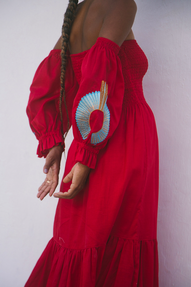 Orange Protective Dress