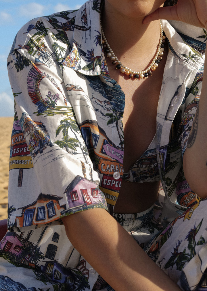 Camisa Trancoso Colorida