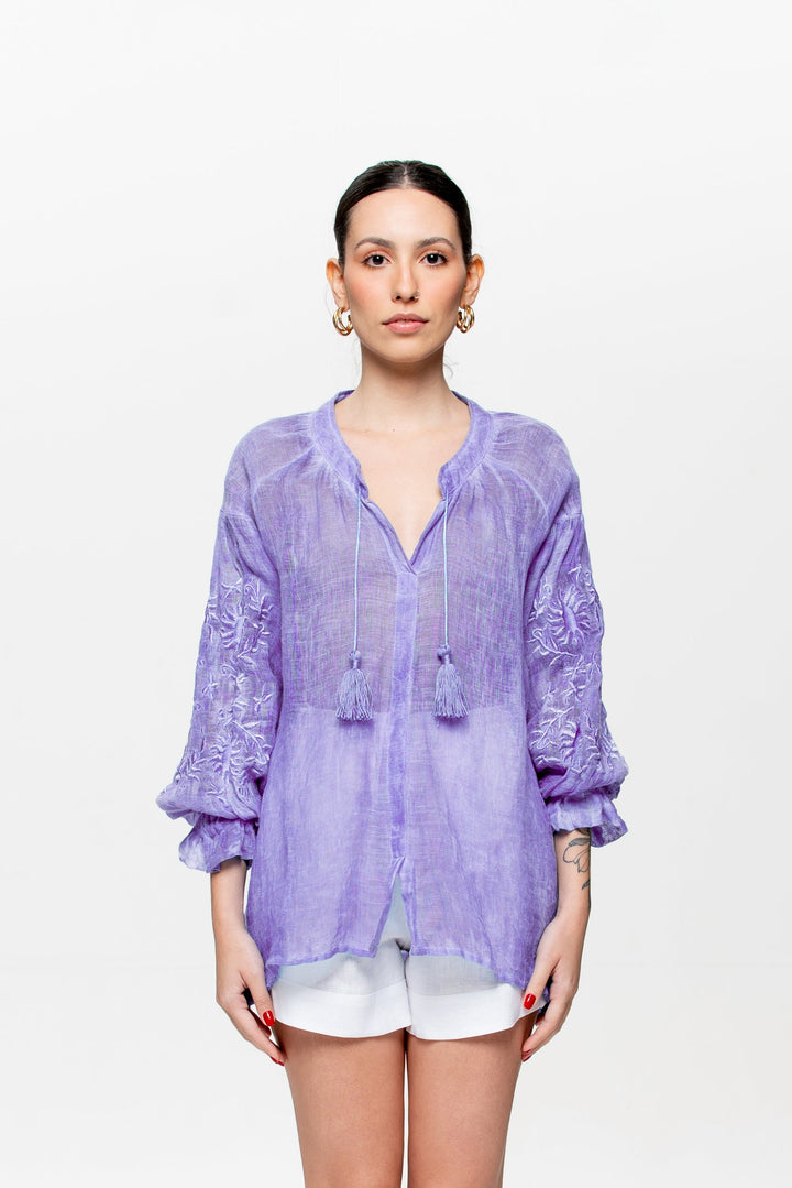 Valentina Indigo Blue and Blue Dress