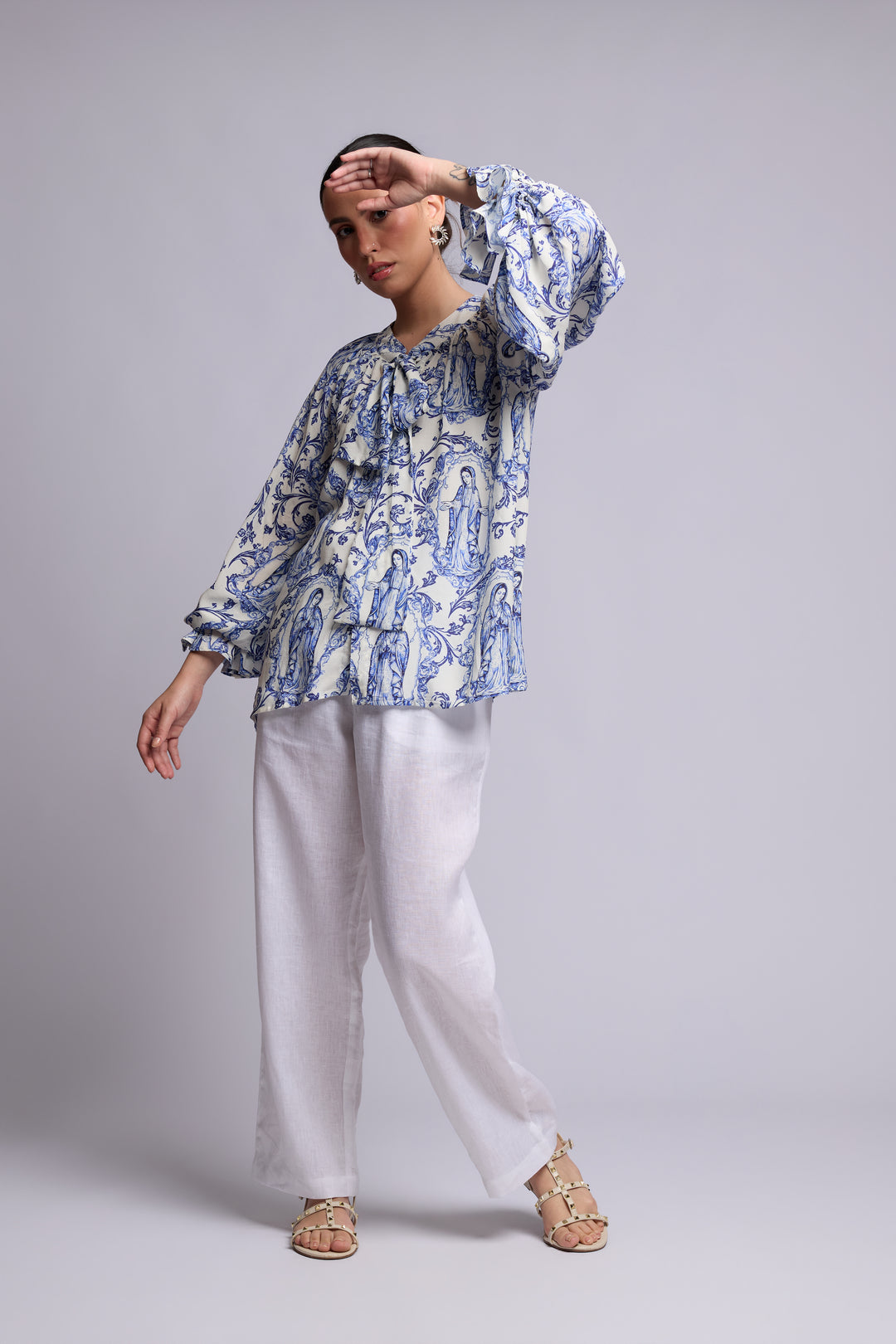 Calça Quitéria Linho Branco