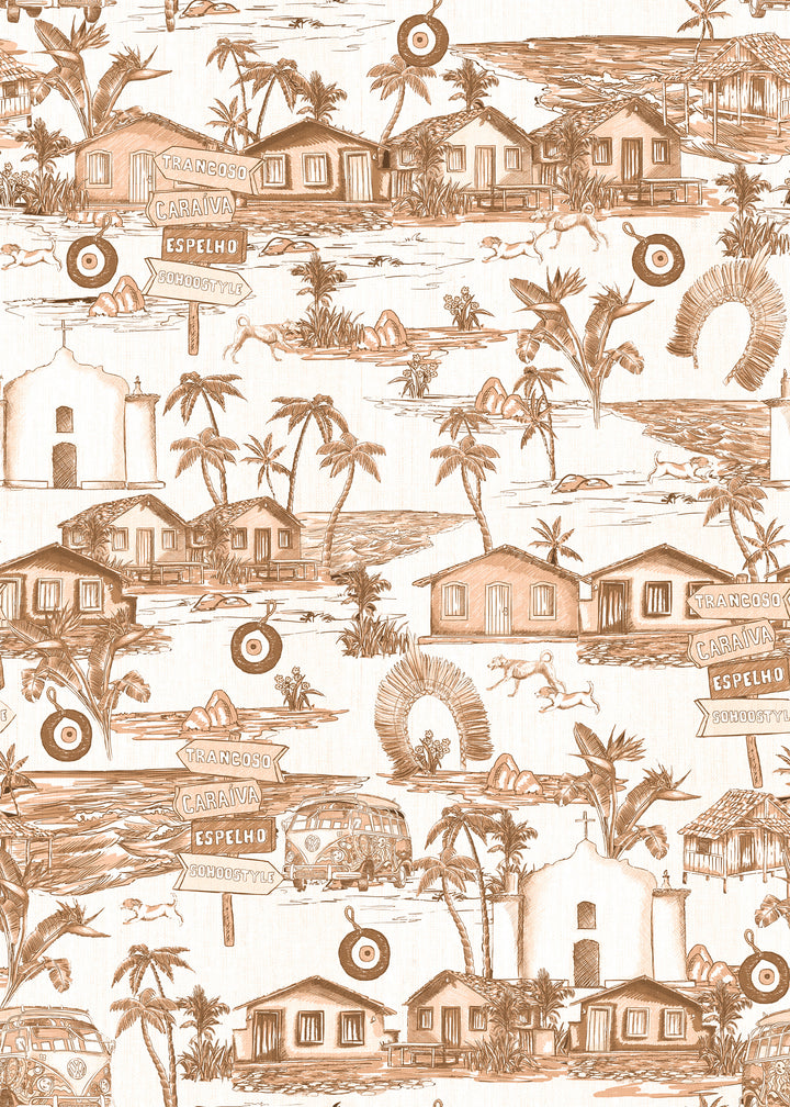 Vestido Trancoso Ocre