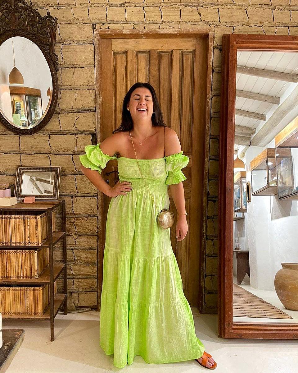 Vestido St Tropez Verde - Sohoostyle